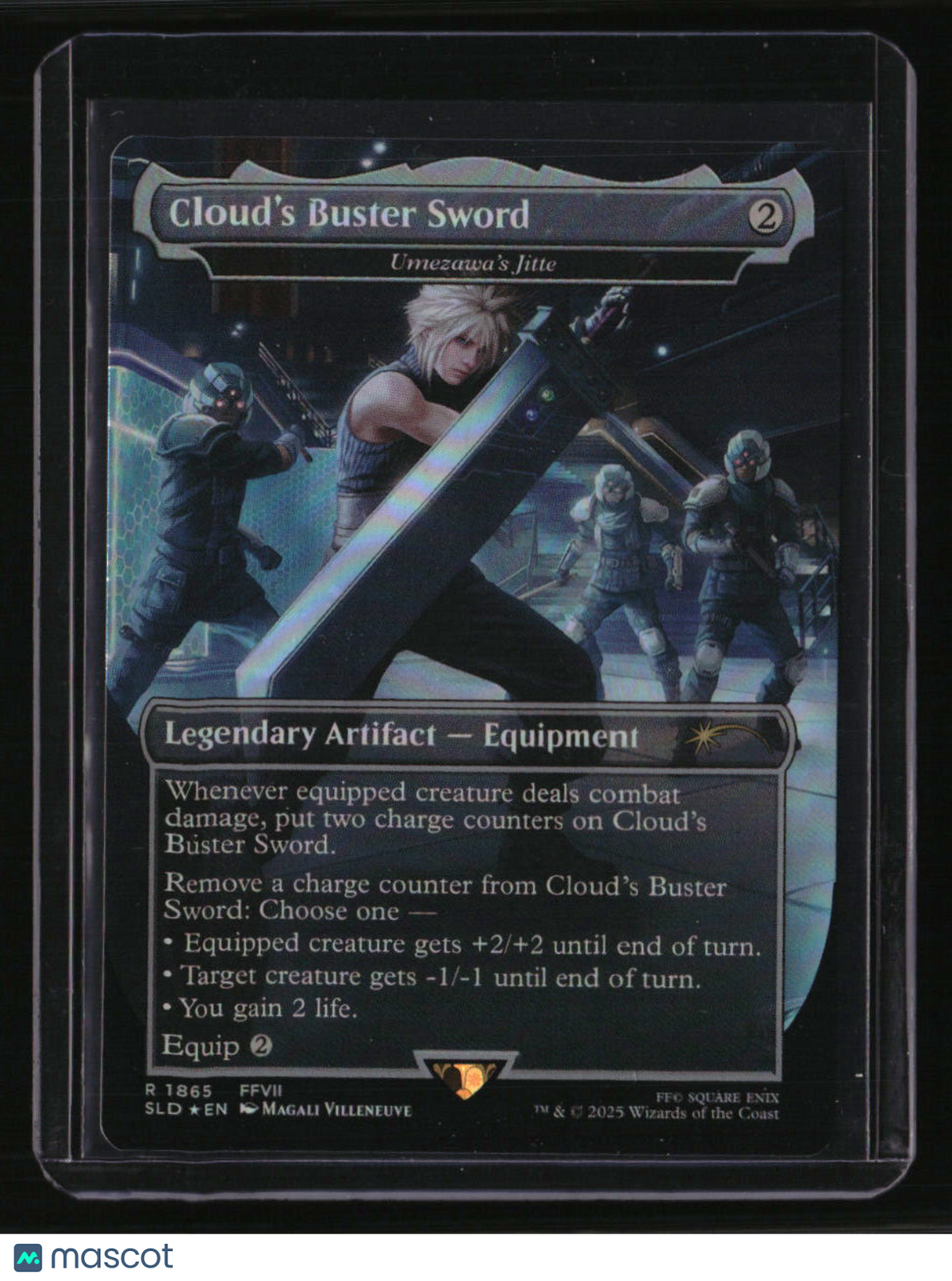 Secret Lair Drop Series Cloud's Buster Sword Rainbow Foil