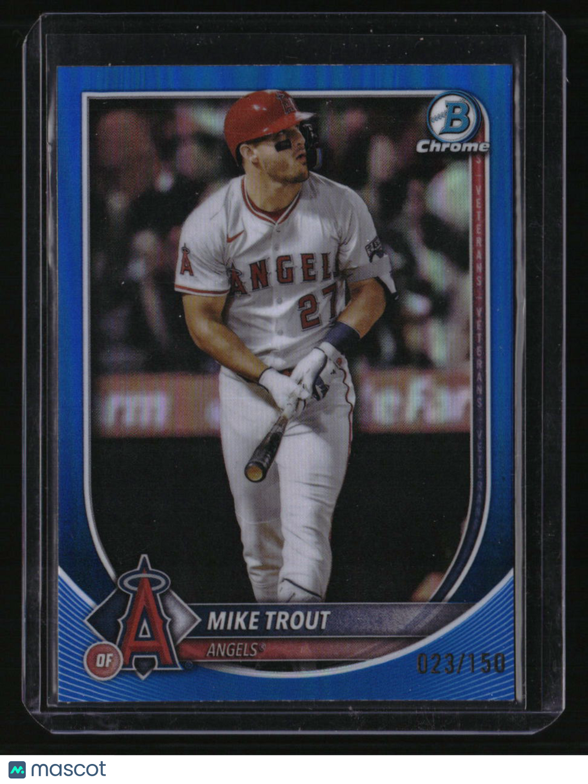 2025 Bowman Chrome Mike Trout Blue #/150