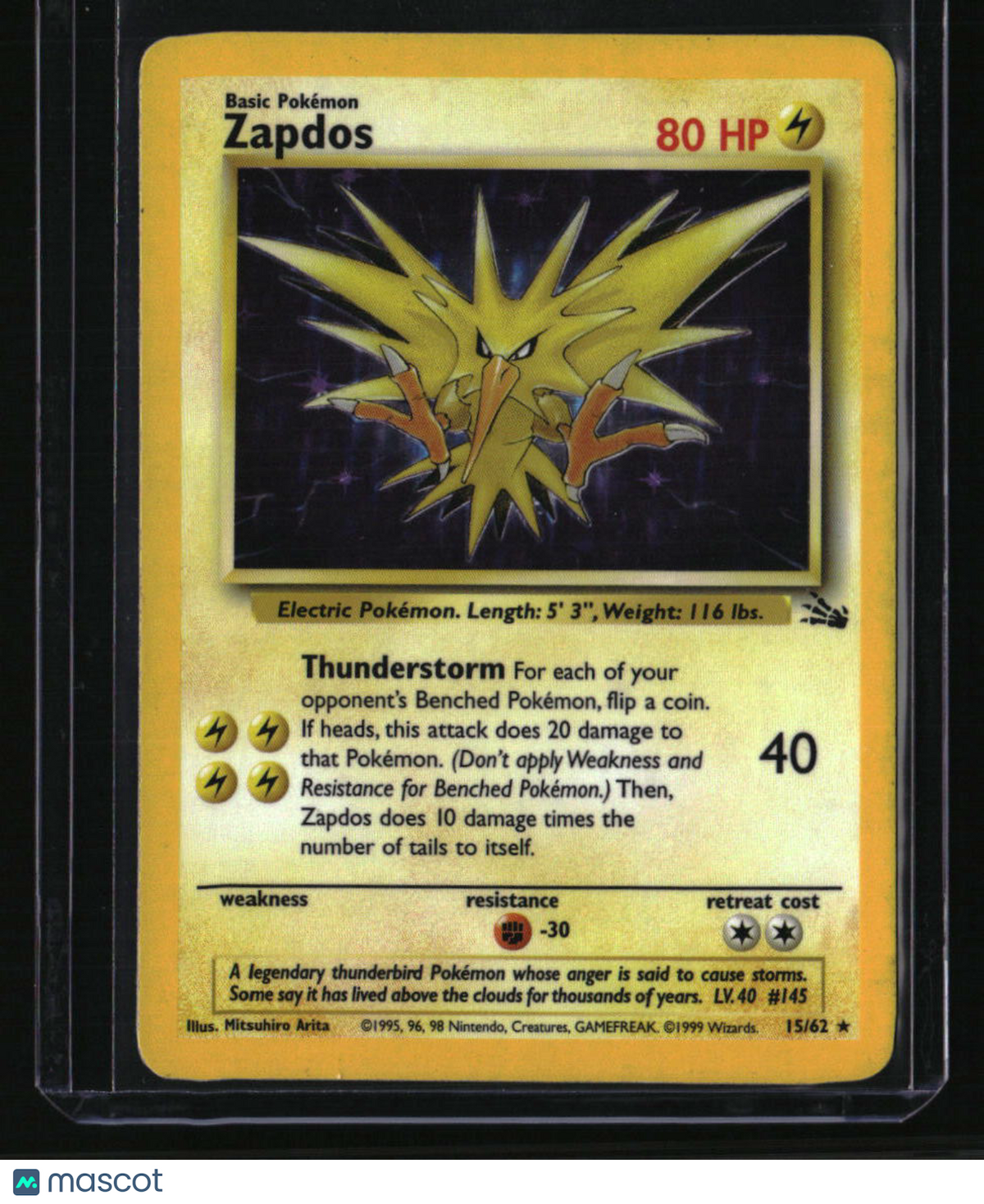 Base Set Zapdos