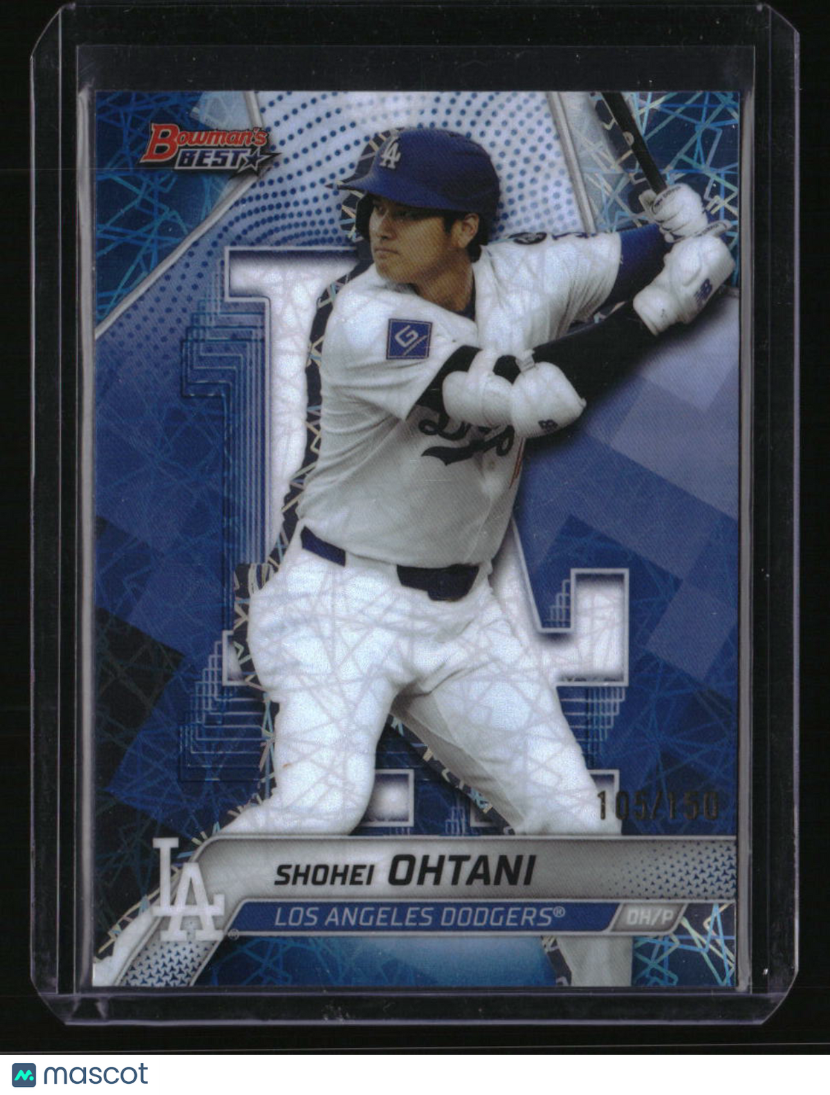 2025 Bowman's Best Shohei Ohtani Blue Lazer Refractors #/150