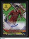 2024-25 Finest UEFA CC Dominik Szoboszlai Auto Neon Green Wave #/99