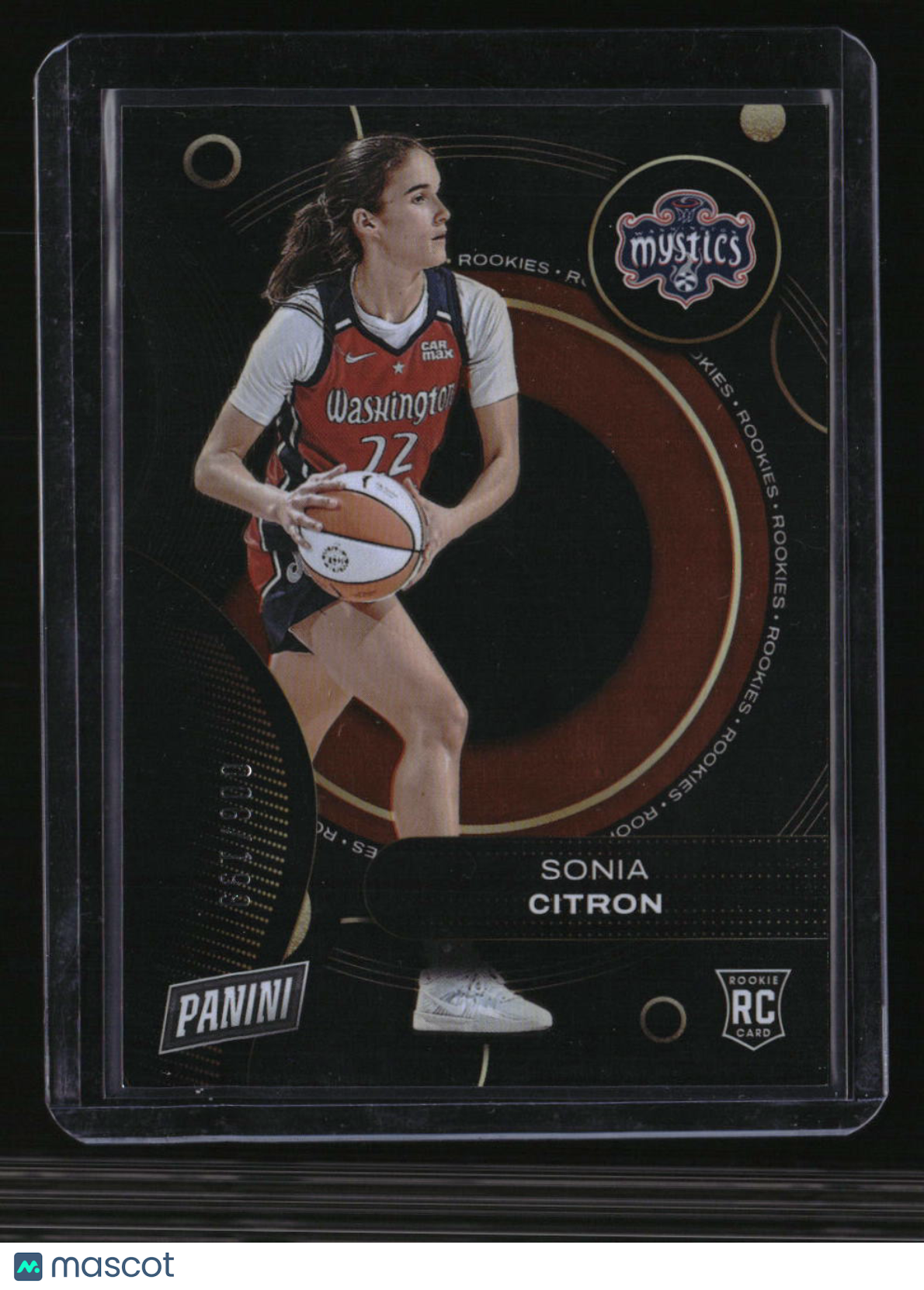 2025 Panini WNBA Player of the Day Sonia Citron Rookies Orange #/199