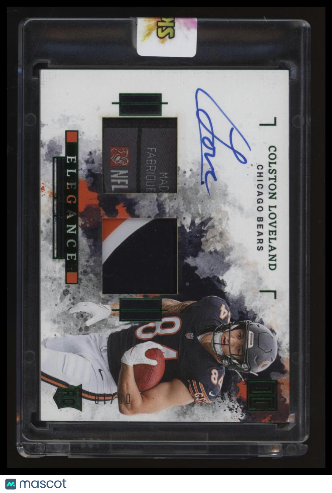 2025 Panini Immaculate Collection Colston Loveland Elegance Helmet Tags Autos