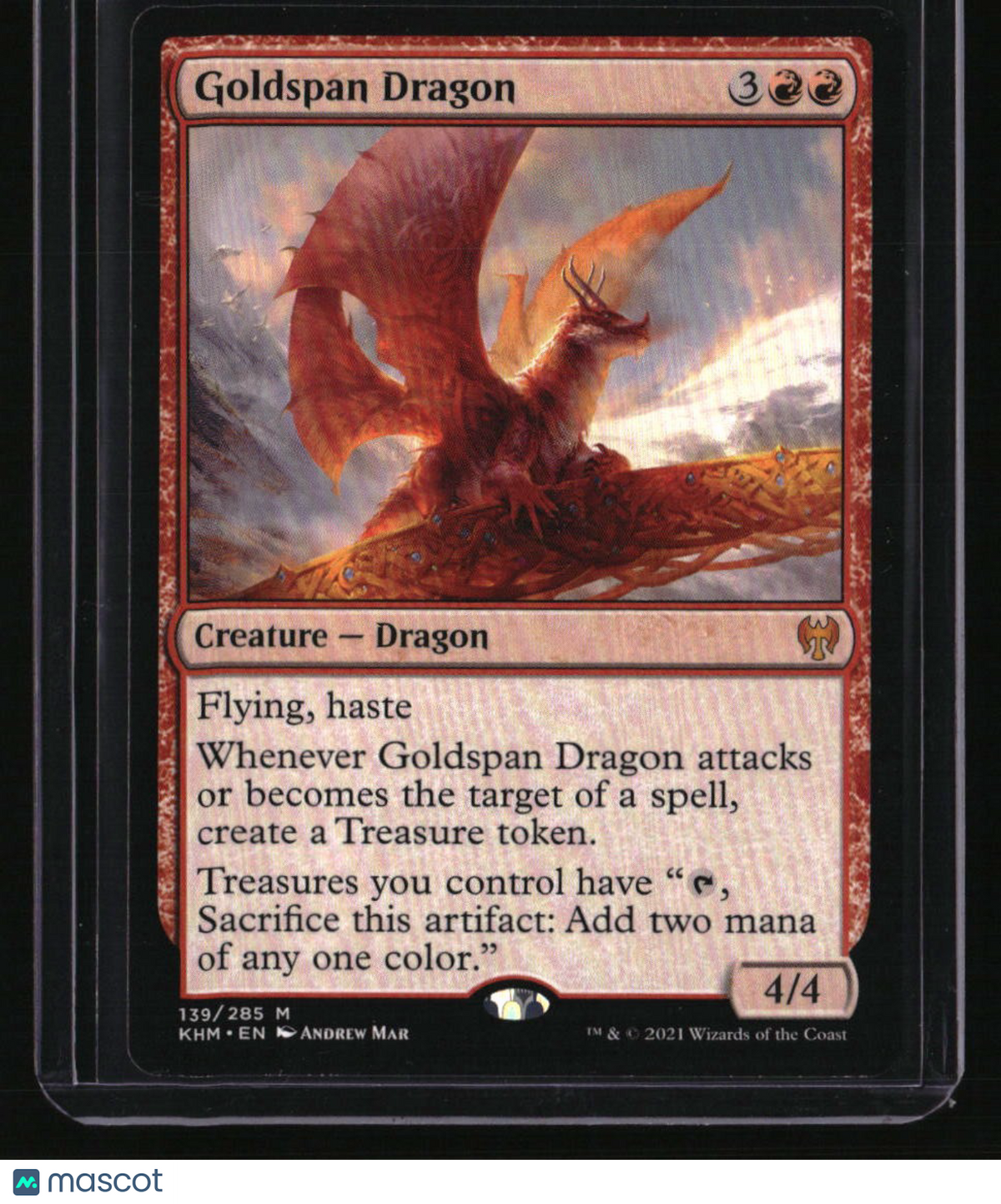 Kaldheim Goldspan Dragon