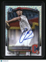 2025 Bowman Chase Mobley Chrome Prospects Autographs HTA Choice Refractor #/150