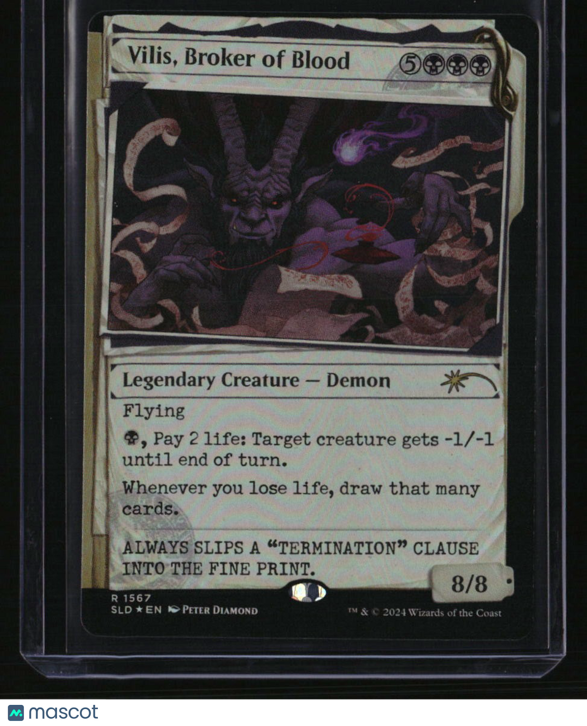 Secret Lair Drop Series Vilis, Broker of Blood (Rainbow Foil)