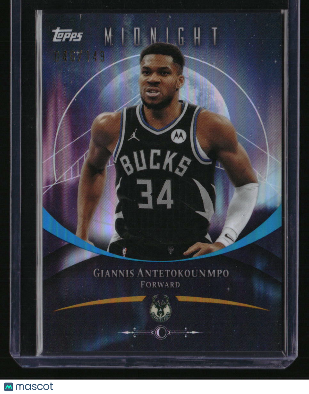 2025-26 Topps Midnight Giannis Antetokounmpo Morning #/149