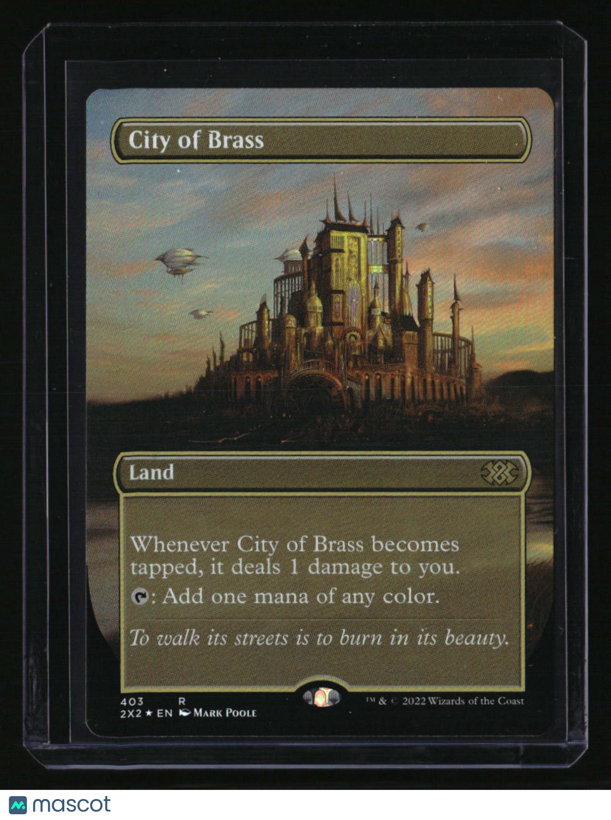 Double Masters 2022 City of Brass (Borderless) Foil