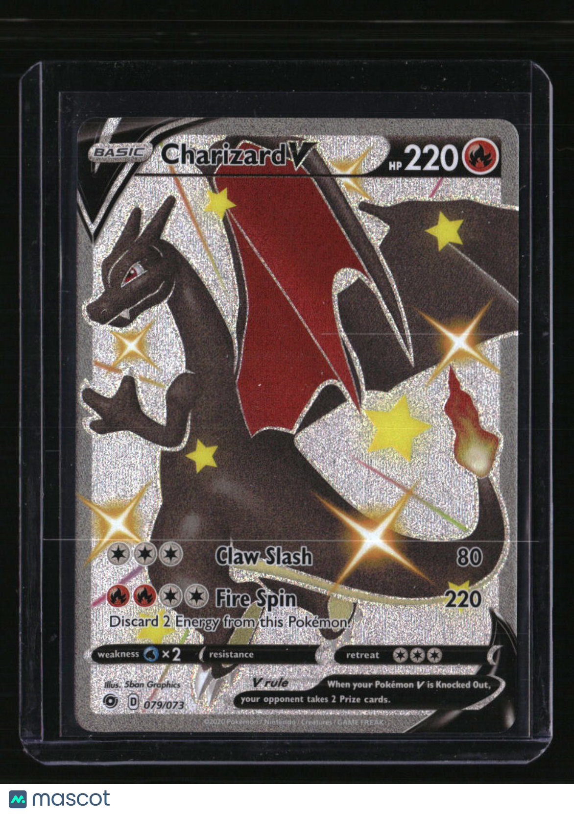 Champion's Path Charizard V (Secret)
