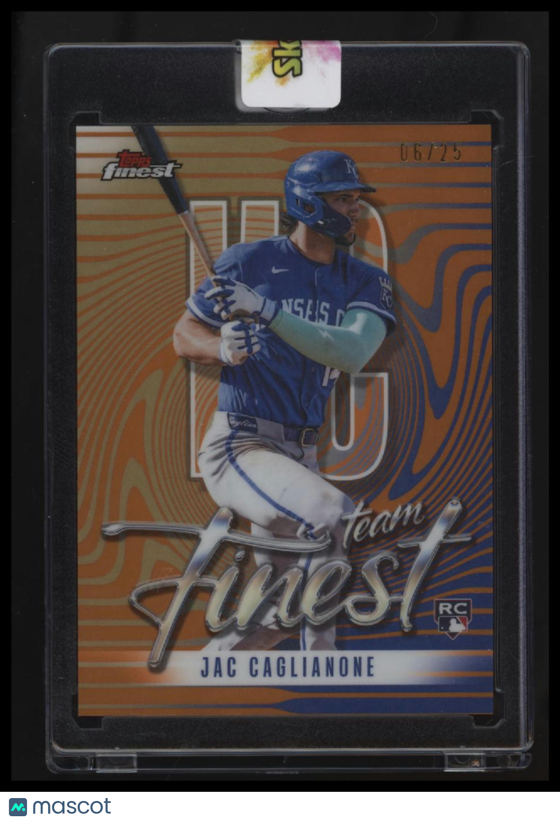 2026 Finest Jac Caglianone Topps Team Finest Orange Refractors #/25