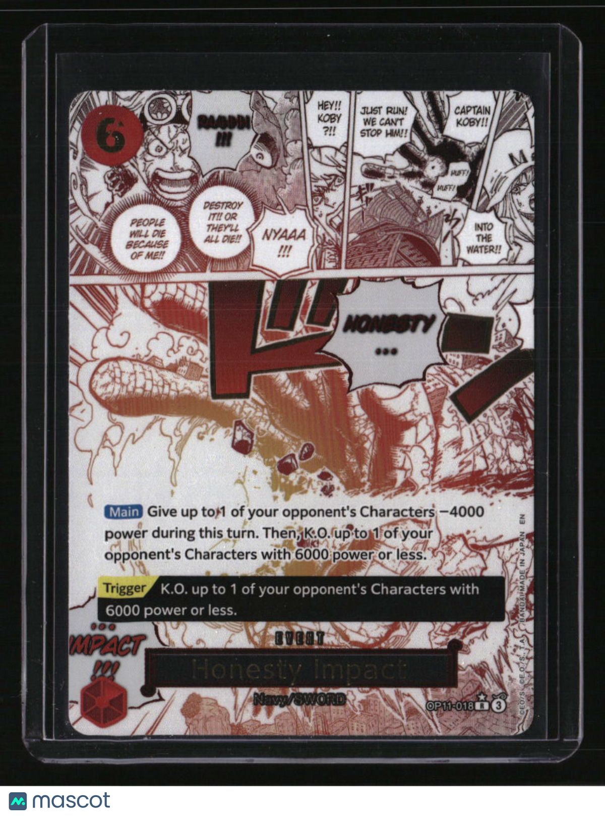 A Fist of Divine Speed Honesty Impact (Alternate Art)