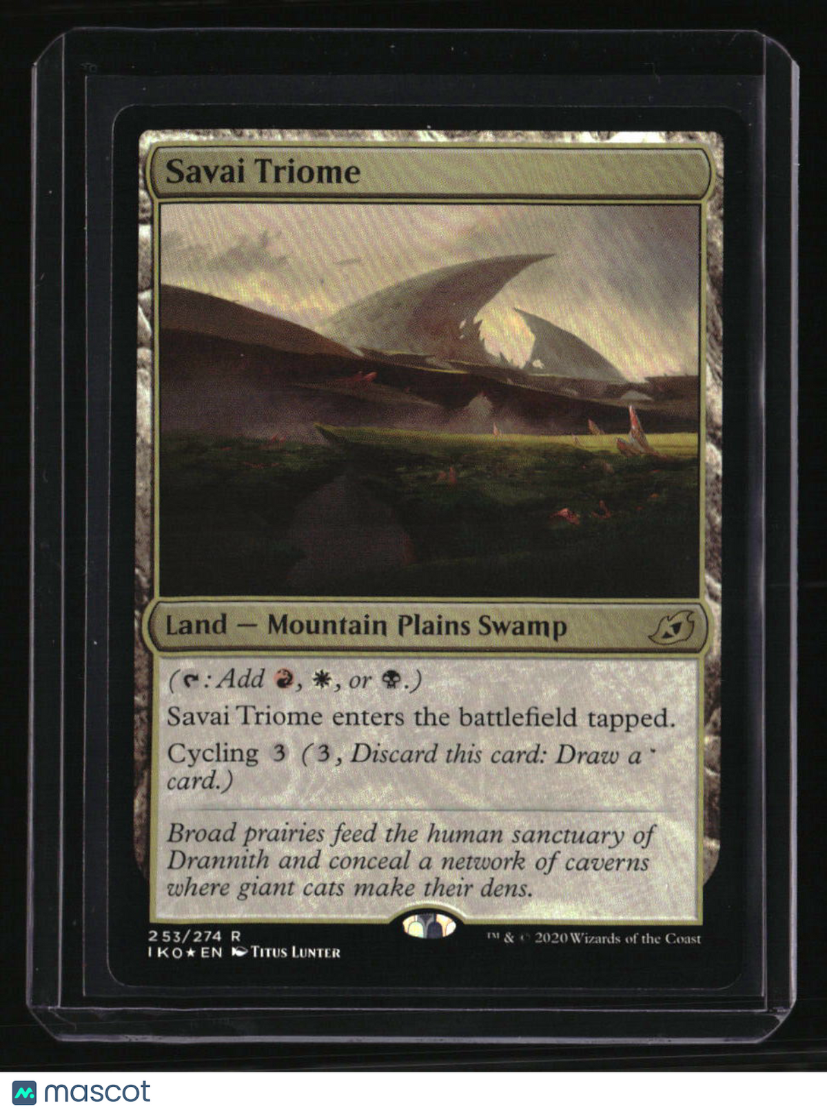 Ikoria: Lair of Behemoths Savai Triome Foil