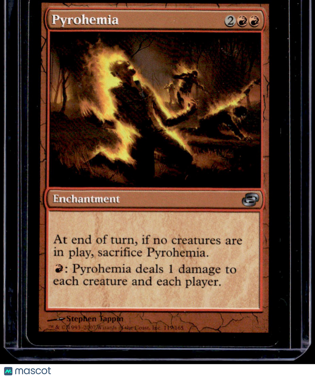 Planar Chaos Pyrohemia