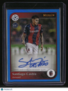 2024-25 Merlin UEFA Club Competitions Santiago Castro Base Autographs Blue #/150