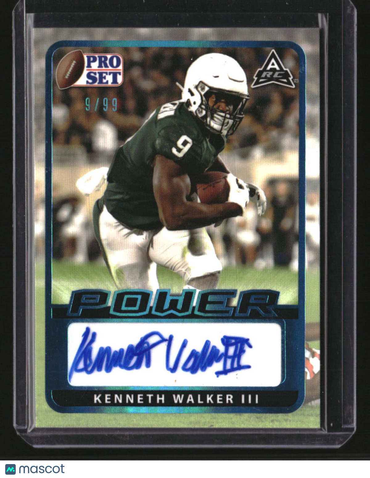 2021 Pro Set Power Kenneth Walker III Platinum #/99