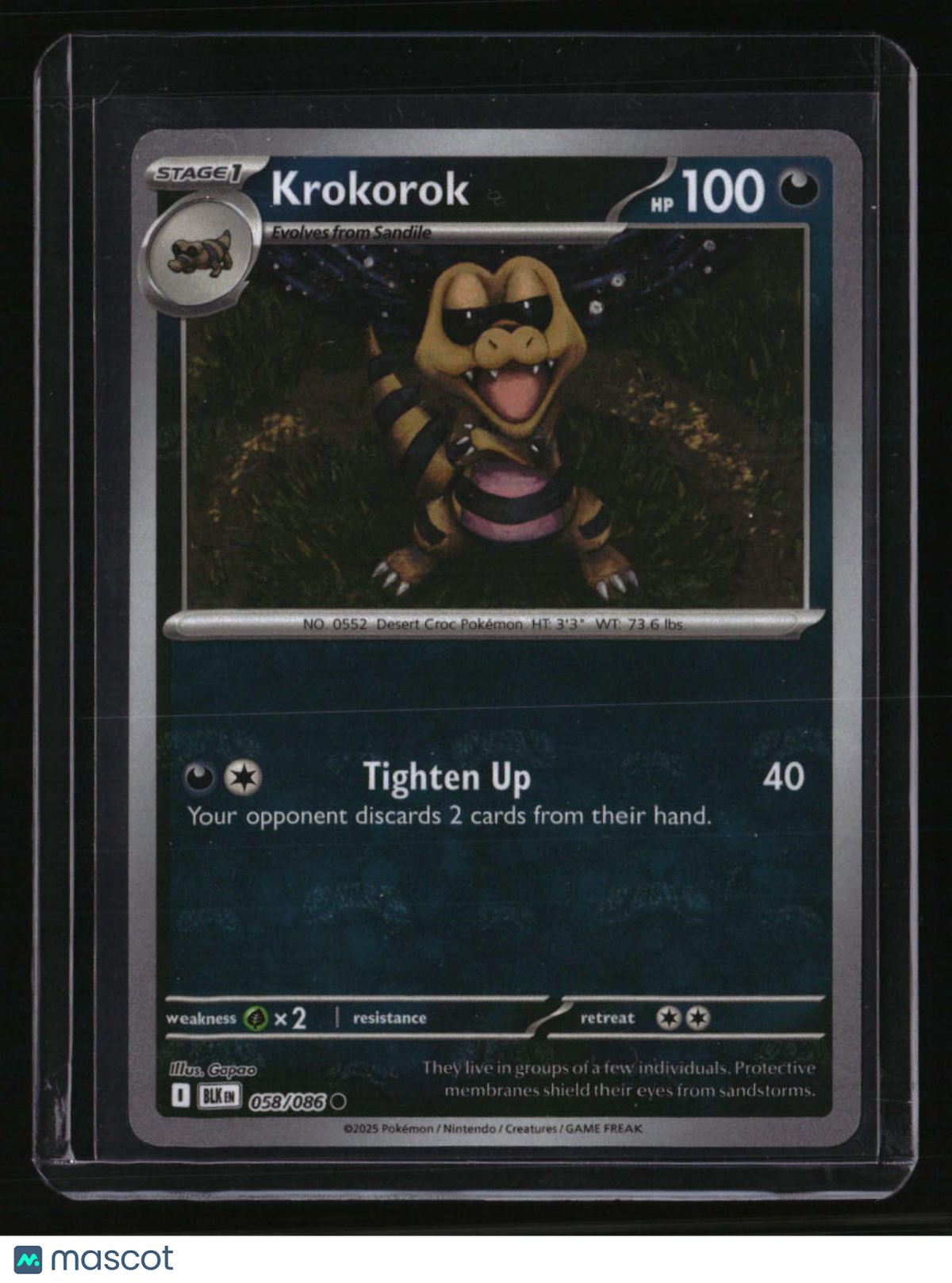 SV: Black Bolt Krokorok (Master Ball Pattern)