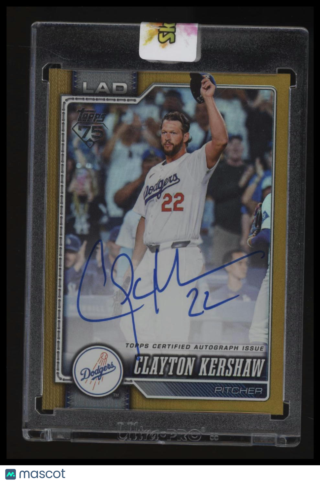2026 Topps Clayton Kershaw Flagship Real One Autographs Gold Foil #/50