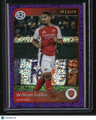 2024-25 Merlin UEFA Club Competitions William Saliba Purple Speckle #/15