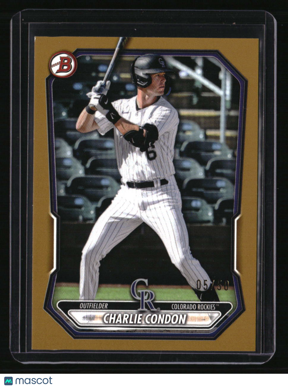2026 Bowman Charlie Condon Prospects Gold #/50