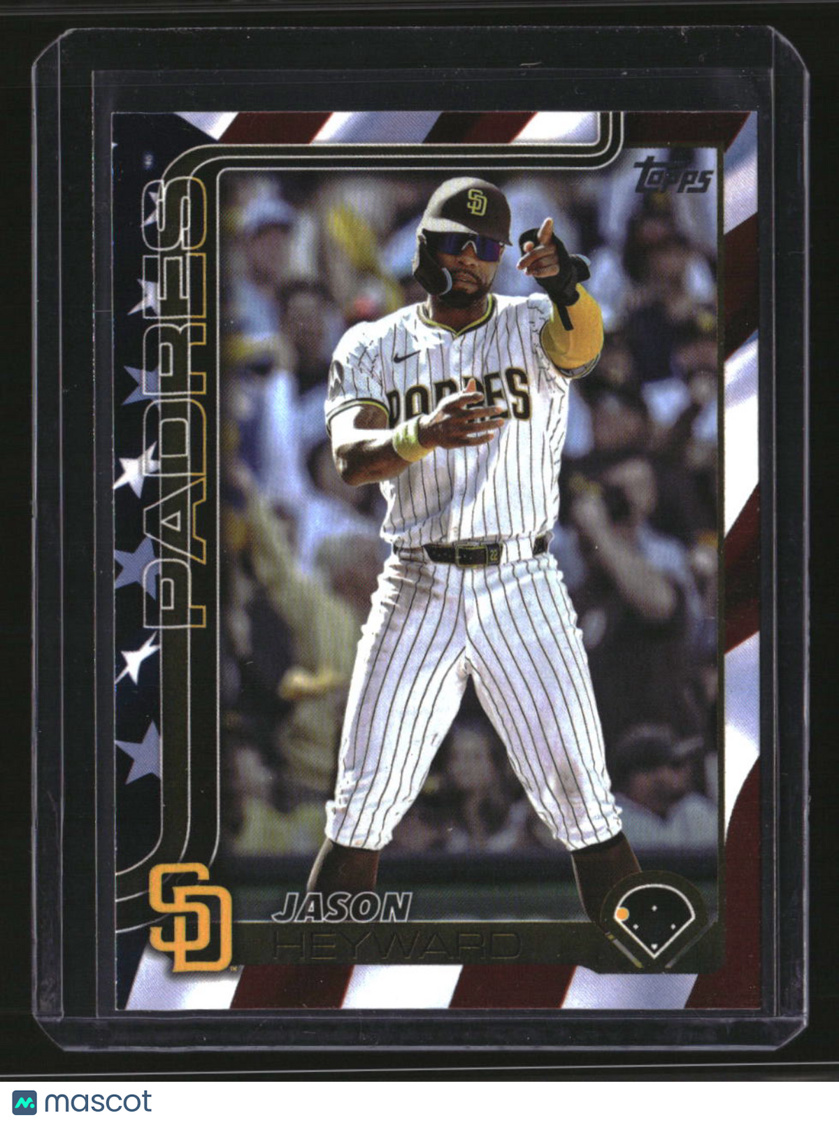 2025 Topps Update Jason Heyward Independence Day #/76