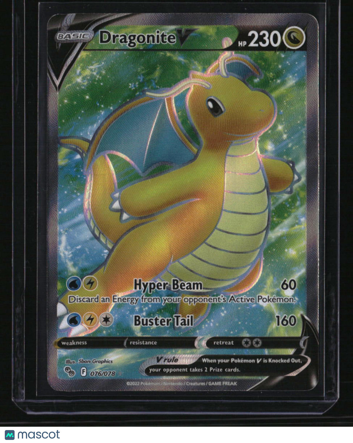 Pokemon GO Dragonite V (Full Art)