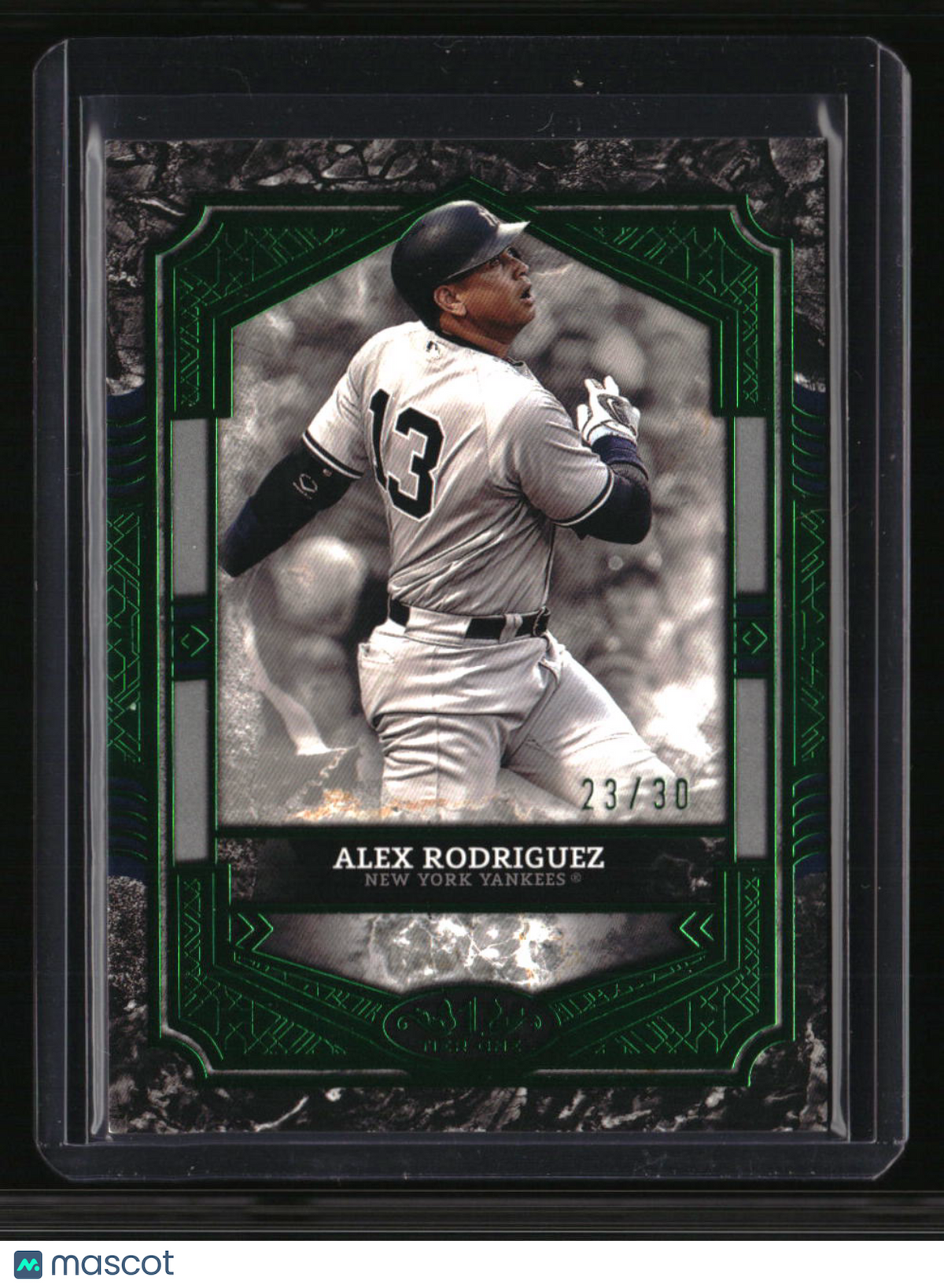 2025 Topps Tier One Alex Rodriguez Green Foil #/30