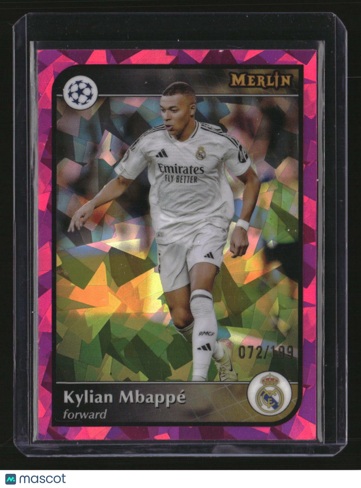 2024-25 Merlin UEFA Club Competitions Kylian Mbappé Pink #/199