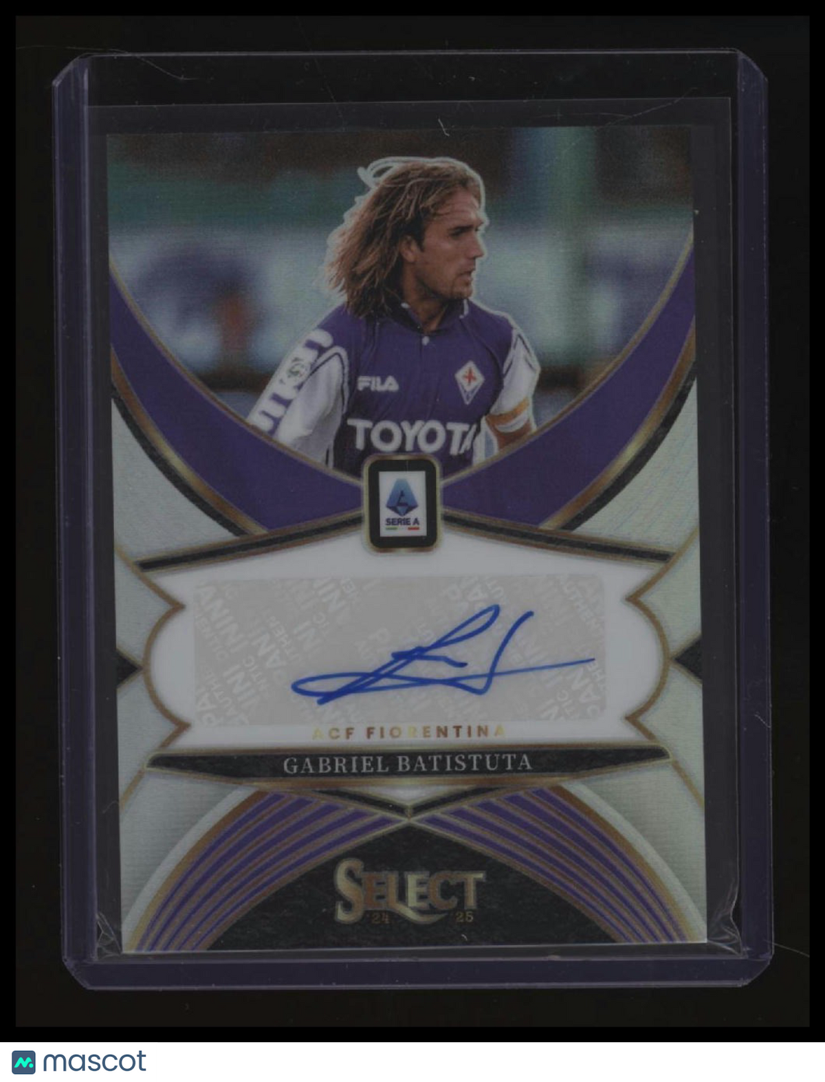 2024-25 Panini Select Serie A Gabriel Batistuta Select Signatures