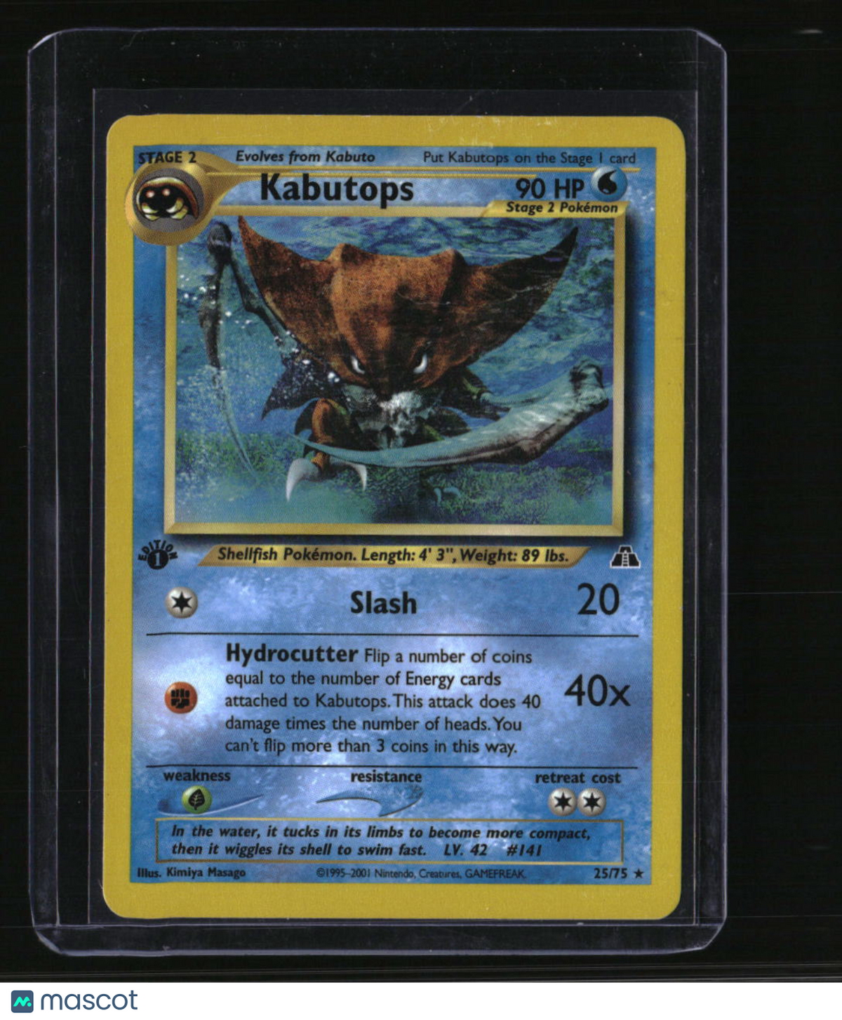 1st Edition Neo Discovery Kabutops (25)
