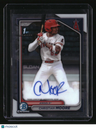 2024 Bowman Draft Christian Moore Chrome Prospect Autographs