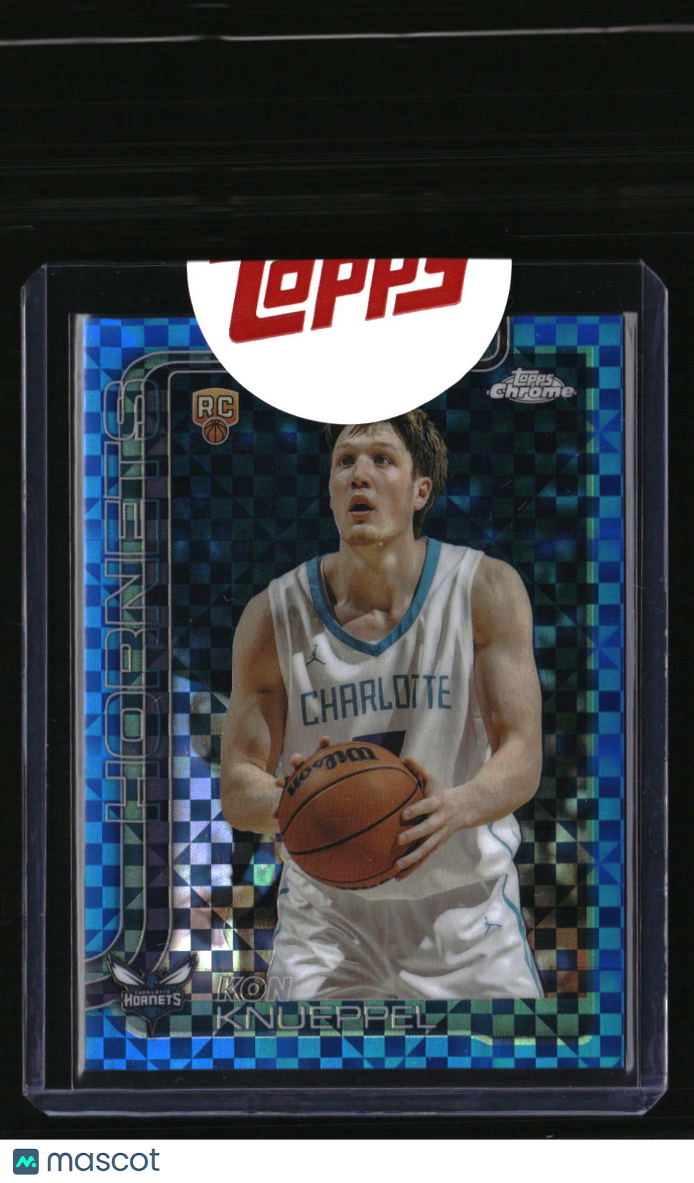 2025-26 Topps Chrome Kon Knueppel Blue X-Fractor