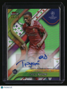 2024-25 Finest UEFA Club Competitions Trey Nyoni Base Auto Neon Green #/99