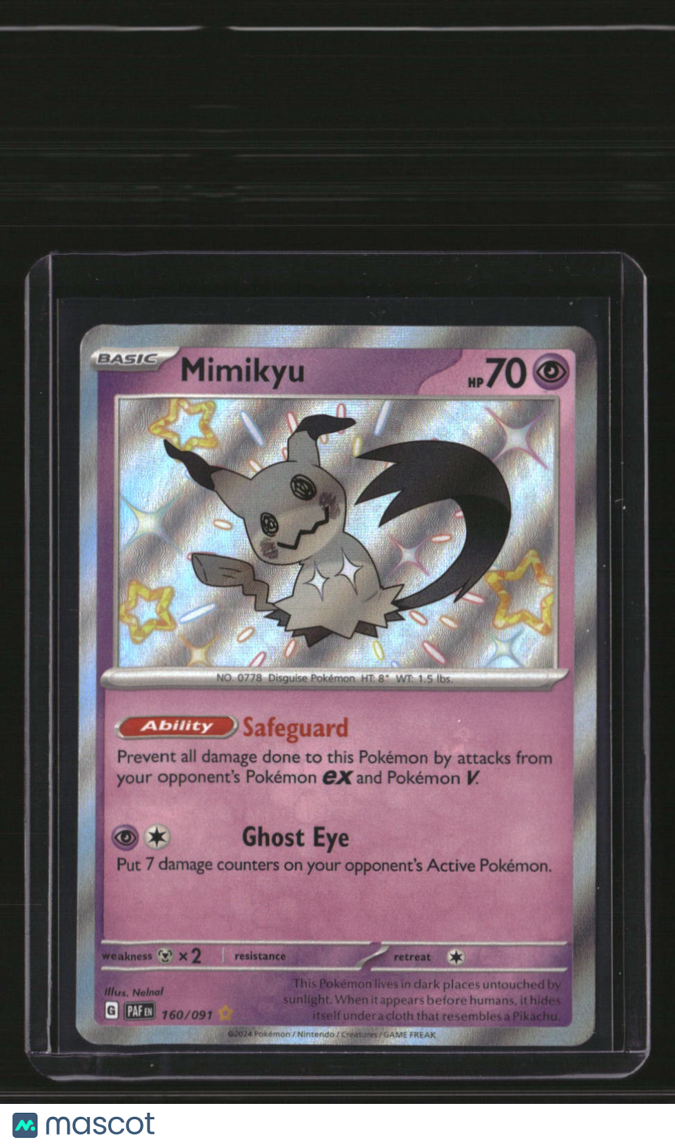 SV: Paldean Fates Mimikyu -160/091
