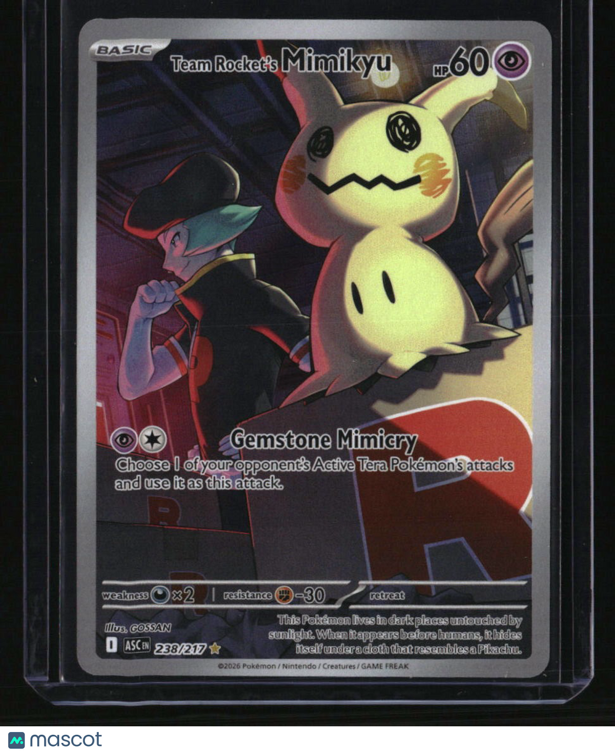ME: Ascended Heroes Team Rocket's Mimikyu