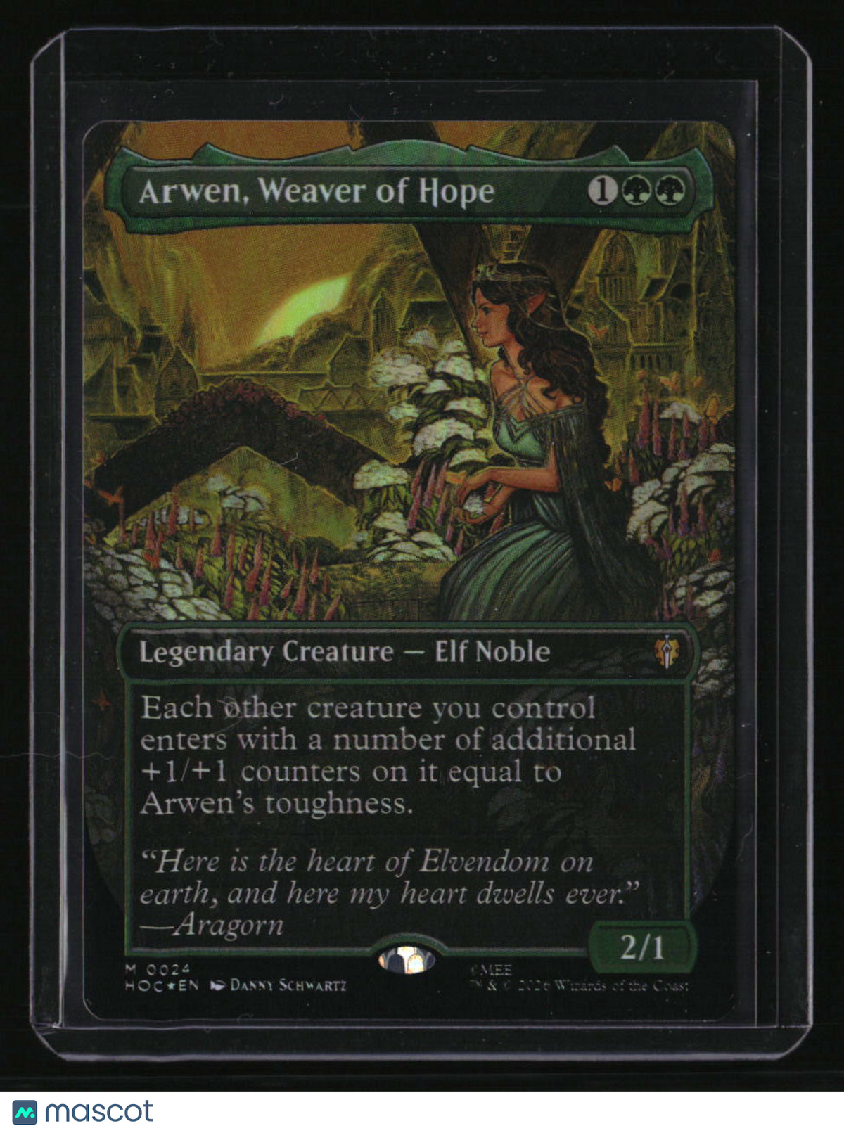 The Hobbit: Eternal-Legal Arwen, Weaver of Hope (Borderless) Foil