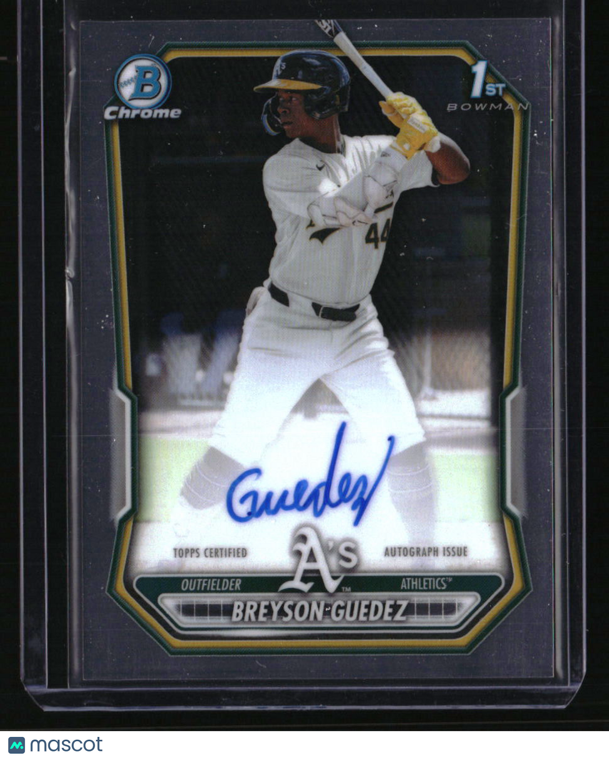 2026 Bowman Breyson Guedez Chrome Prospect Autographs