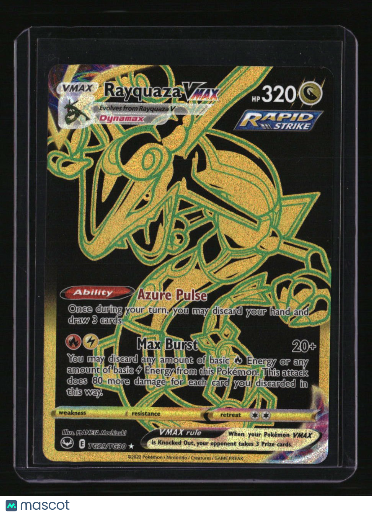 SWSH12: Silver Tempest Trainer Gallery Rayquaza VMAX (Secret)