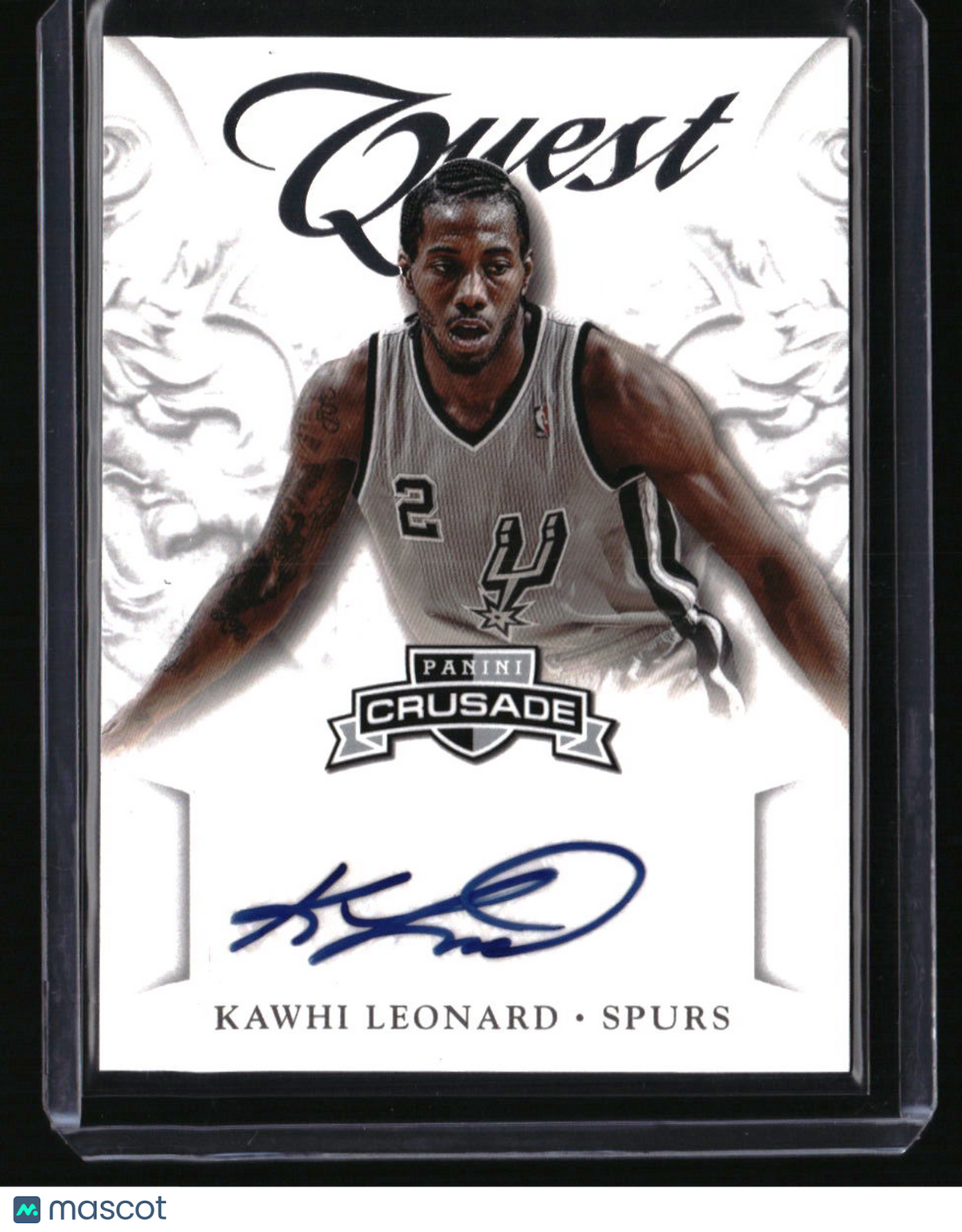 2012-13 Panini Crusade Kawhi Leonard Quest Autographs