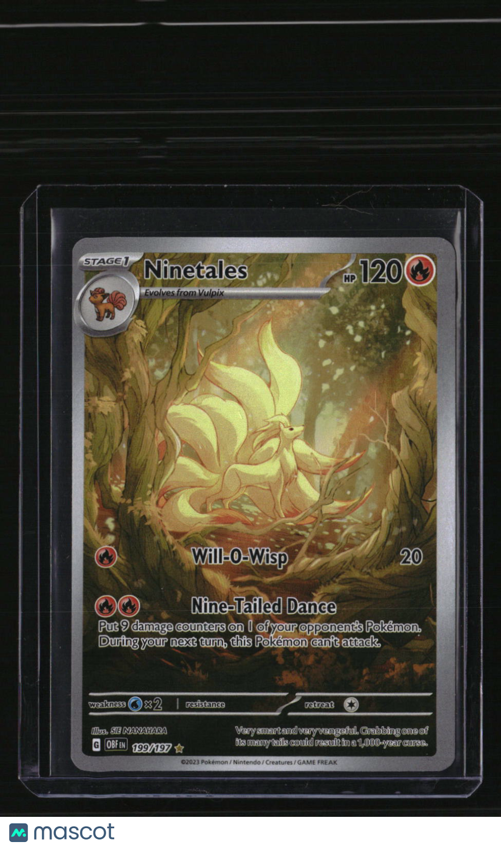 SV03: Obsidian Flames Ninetales -199/197