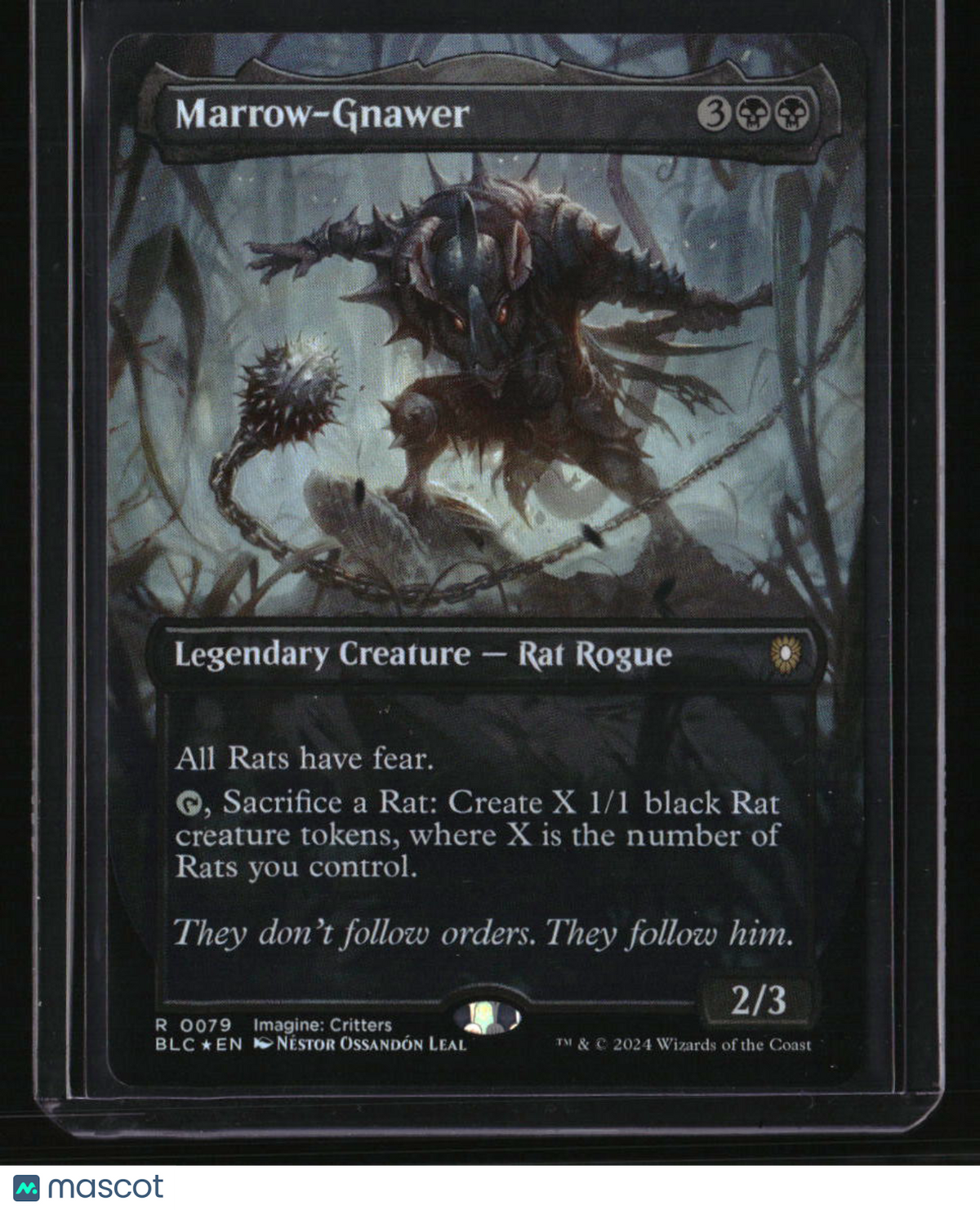 Commander: Bloomburrow Marrow-Gnawer (Borderless) Foil