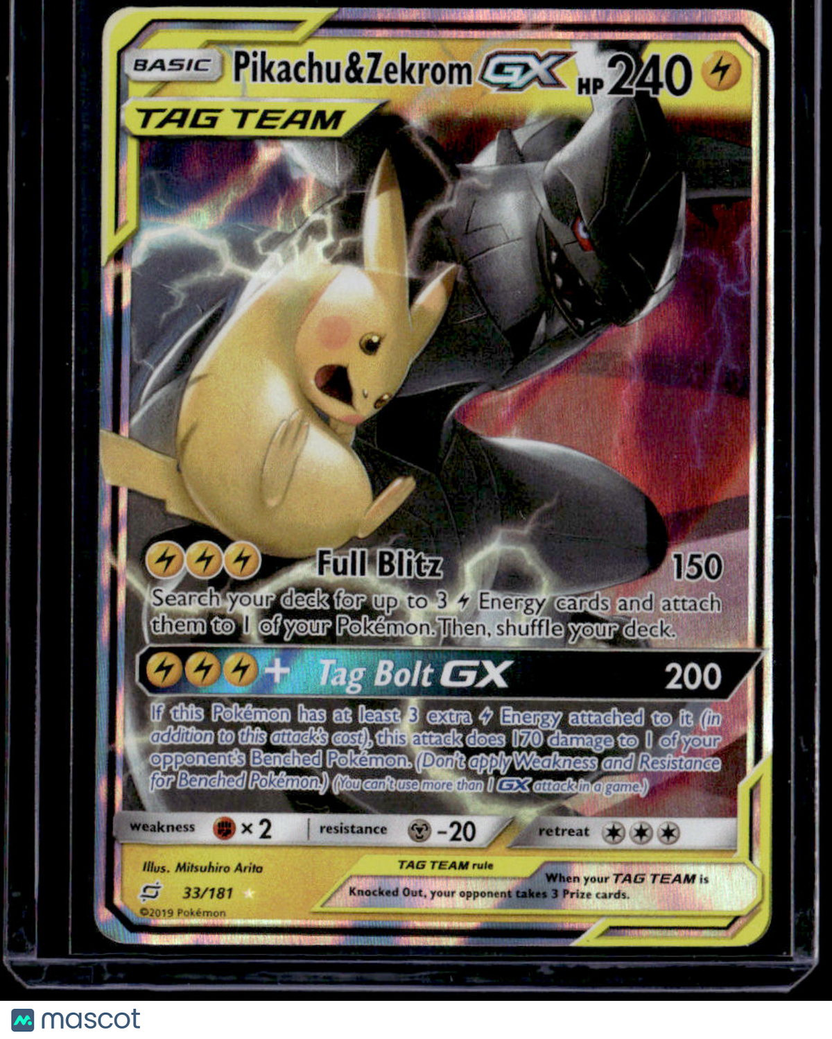 SM - Team Up Pikachu & Zekrom GX