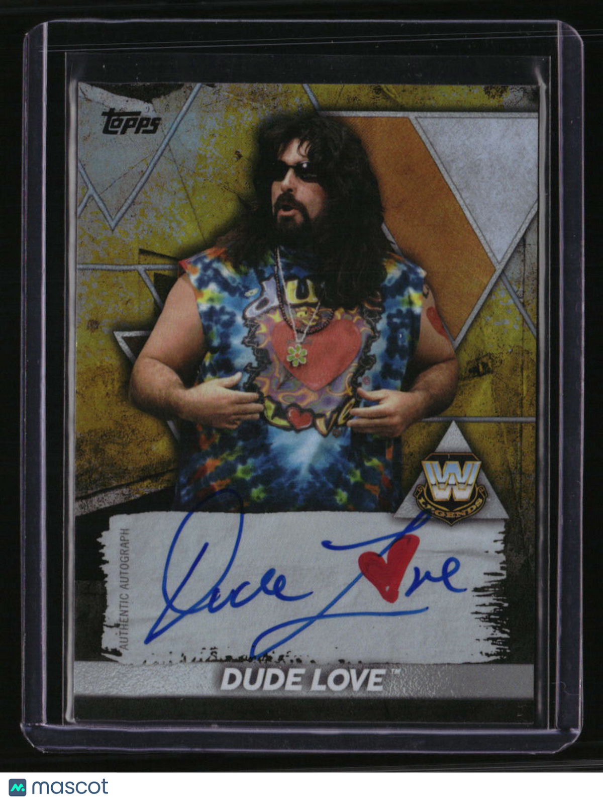 2021 Topps WWE Fully Loaded - Legends Autographs Citrine Dude Love #/75