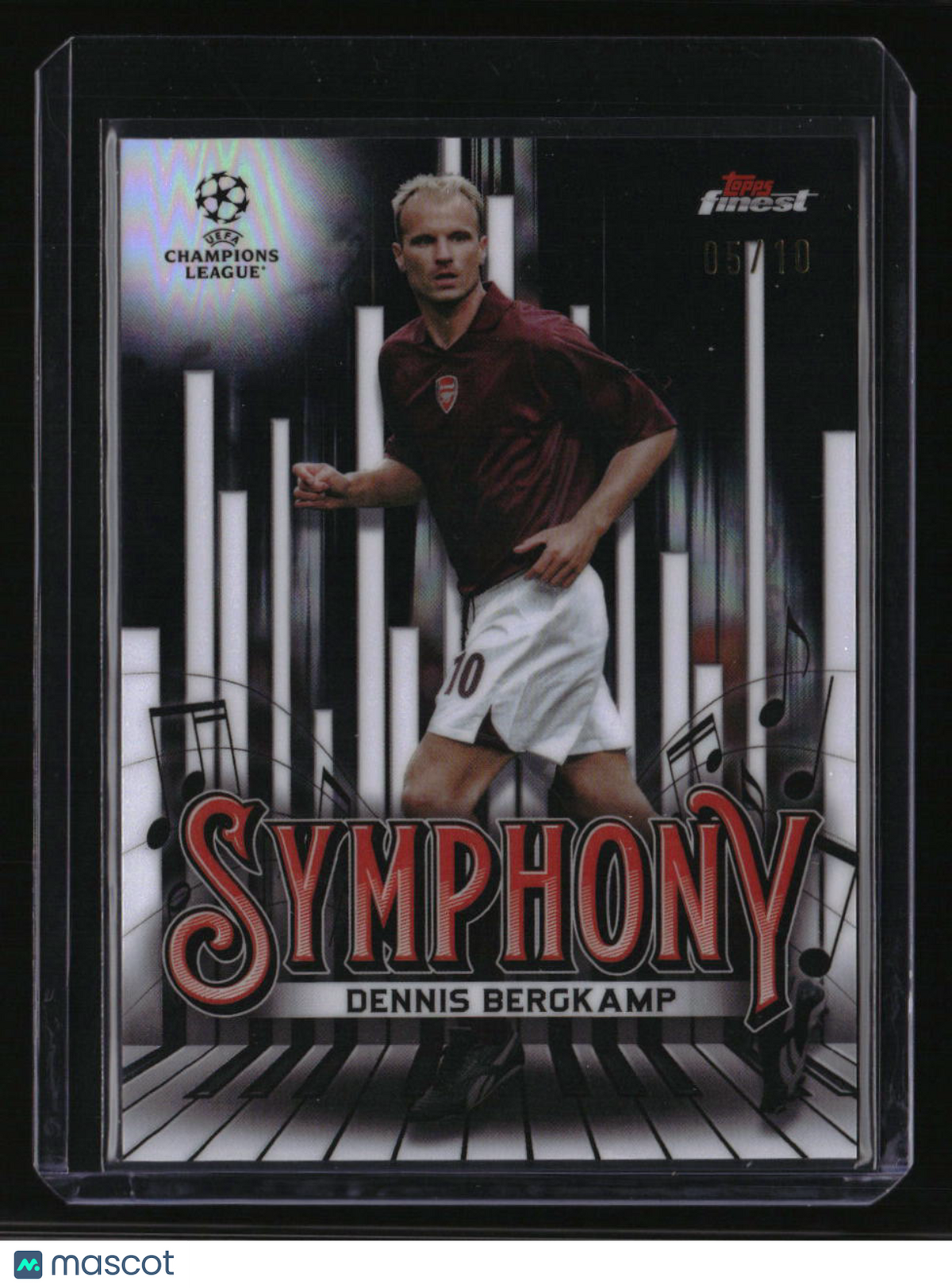 2024-25 Finest UEFA Club Competitions Dennis Bergkamp Finest Symphony Black #/10