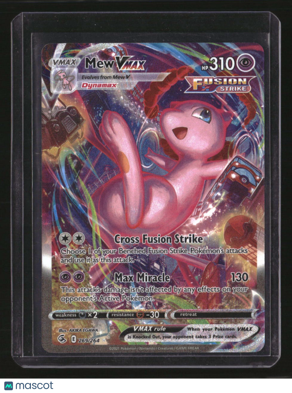 SWSH08: Fusion Strike Mew VMAX (Alternate Art Secret)