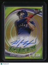 2025 Finest Wyatt Langford Finest Moments Autographs Gold Refractors #/50