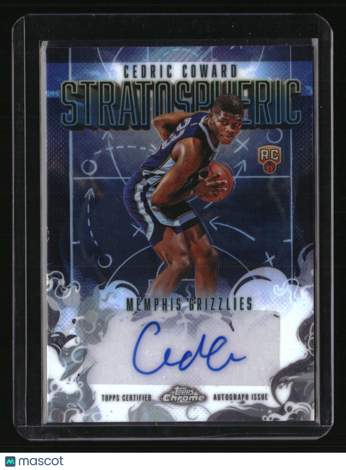 2025-26 Topps Chrome Cedric Coward Stratospheric Signatures Rookies