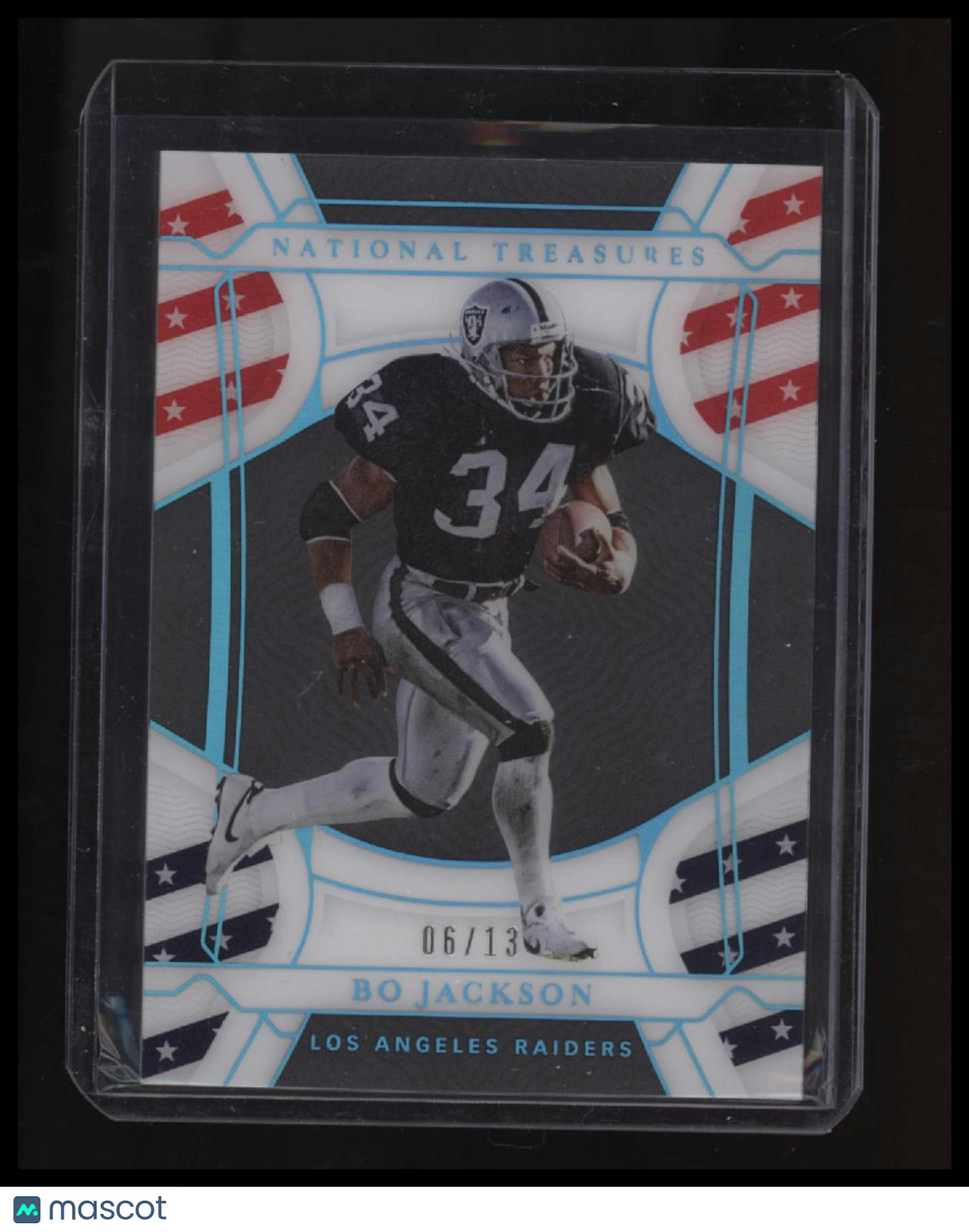 2021 Panini National Treasures Bo Jackson Stars and Stripes #/13