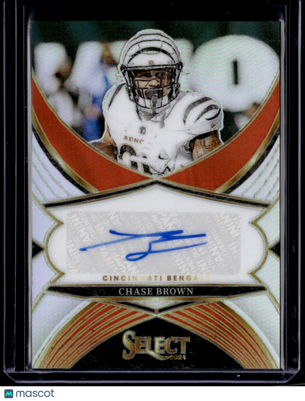 2024 Panini Select Chase Brown Select Signatures Prizm