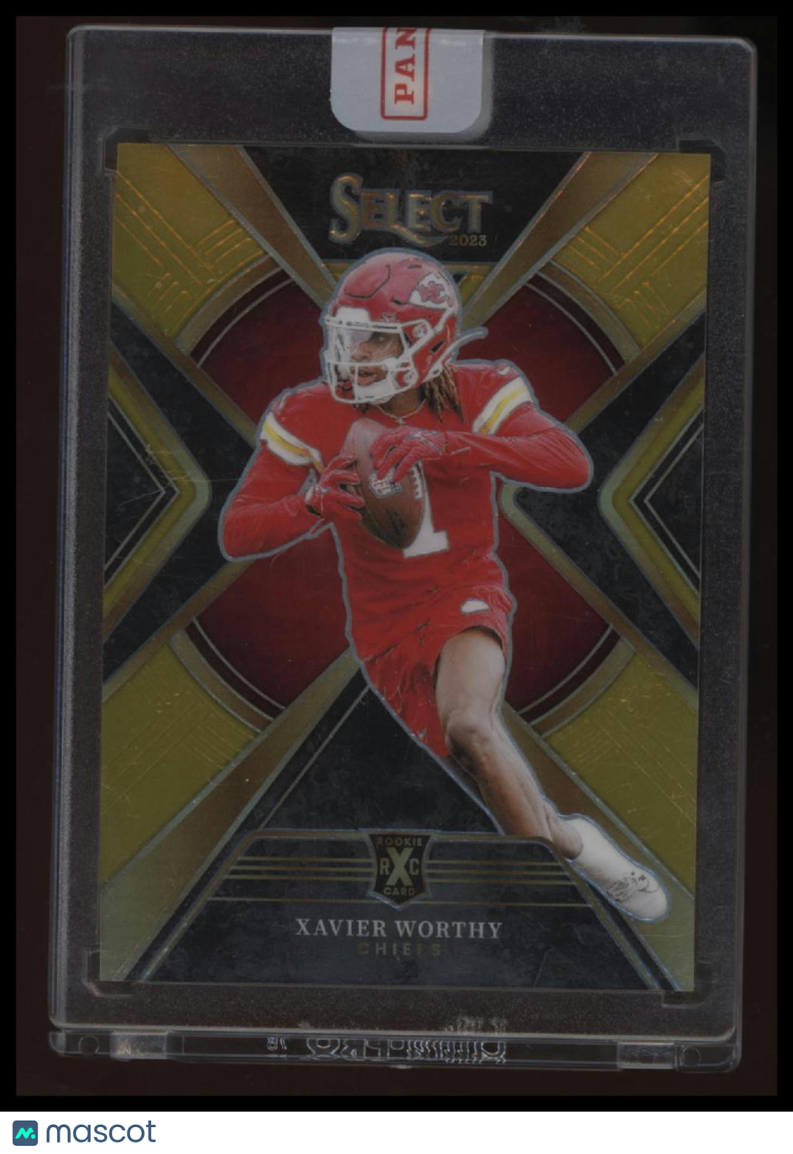 2023 Panini Select Xavier Worthy Gold Prizms #/10