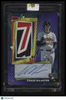 2026 Topps Finest Chase DeLauter Rookie Auto Relic Purple #/75